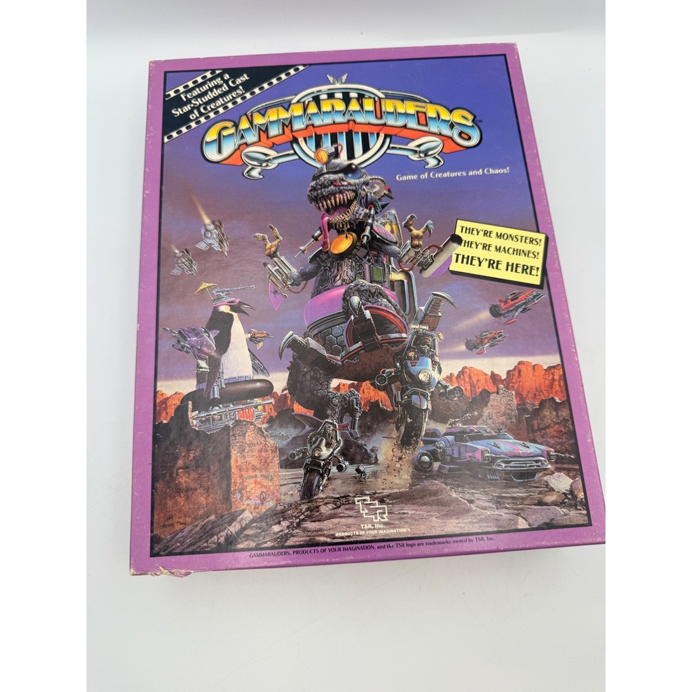 TSR Gammarauders Revenge of the Factoids Expansion Game 7016 1987 Douglas